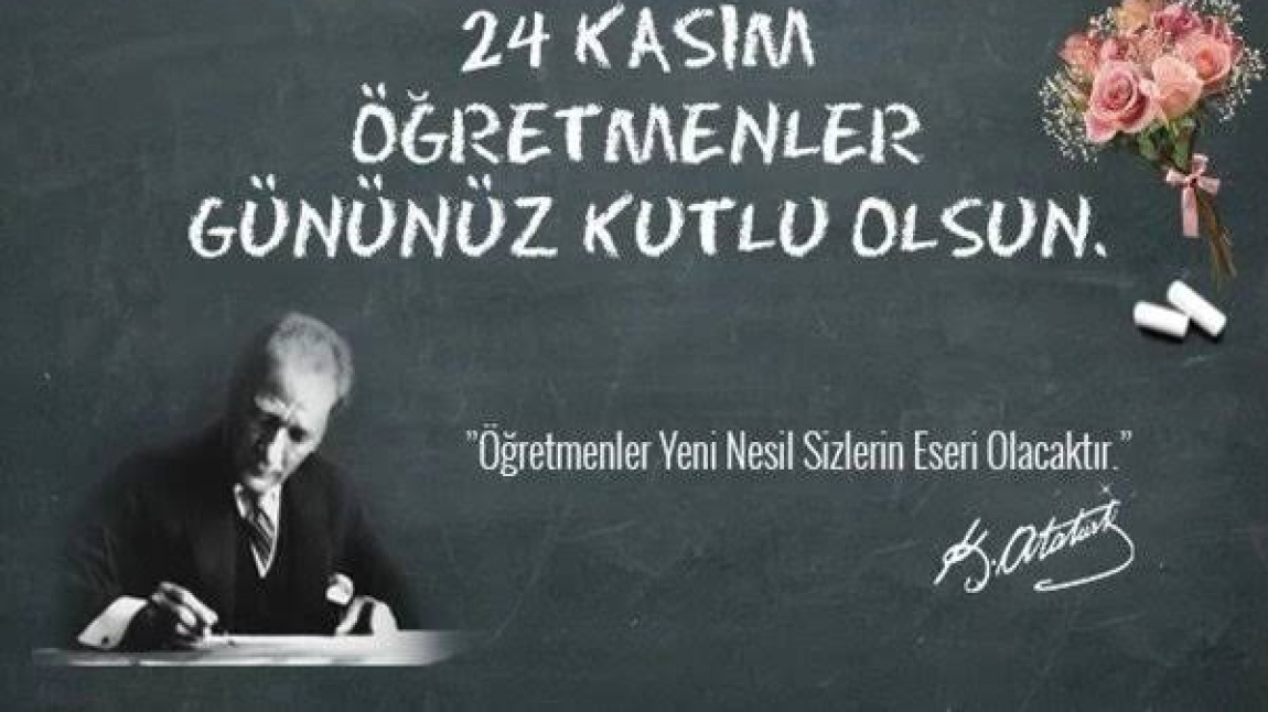 24 Kasım Öğretmenler Günü 